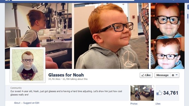 Mãe cria página no Facebook para incentivar filho a usar óculos - Edeal Comunicação Digital em Belo Horizonte